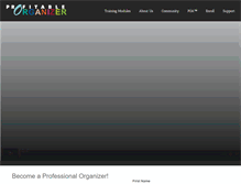 Tablet Screenshot of profitableorganizer.com